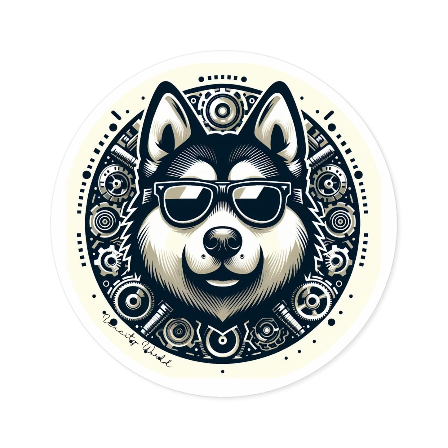 Rico The Dog Sticker, Indoor\Outdoor