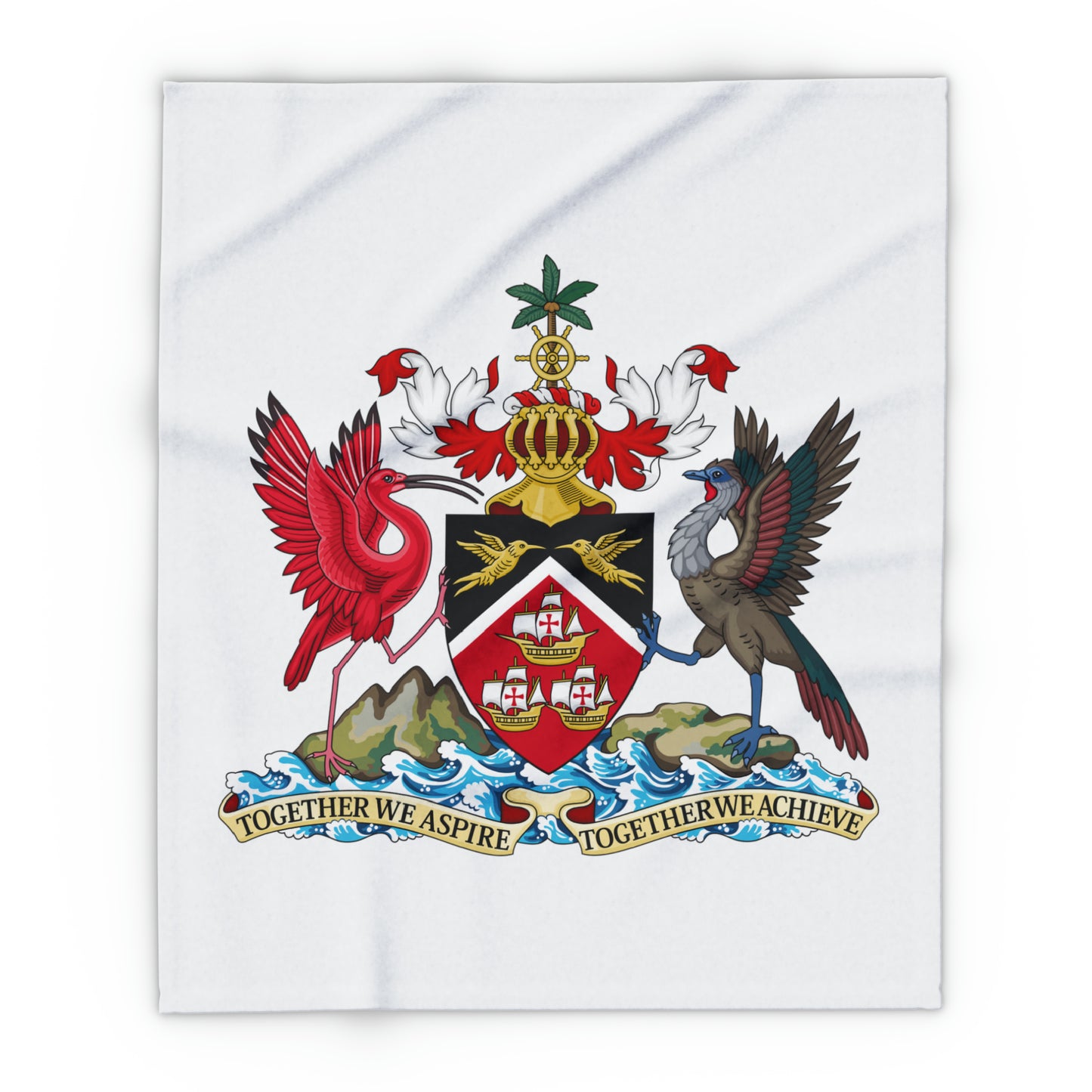 Trinidad And Tobago Arctic Fleece Blanket