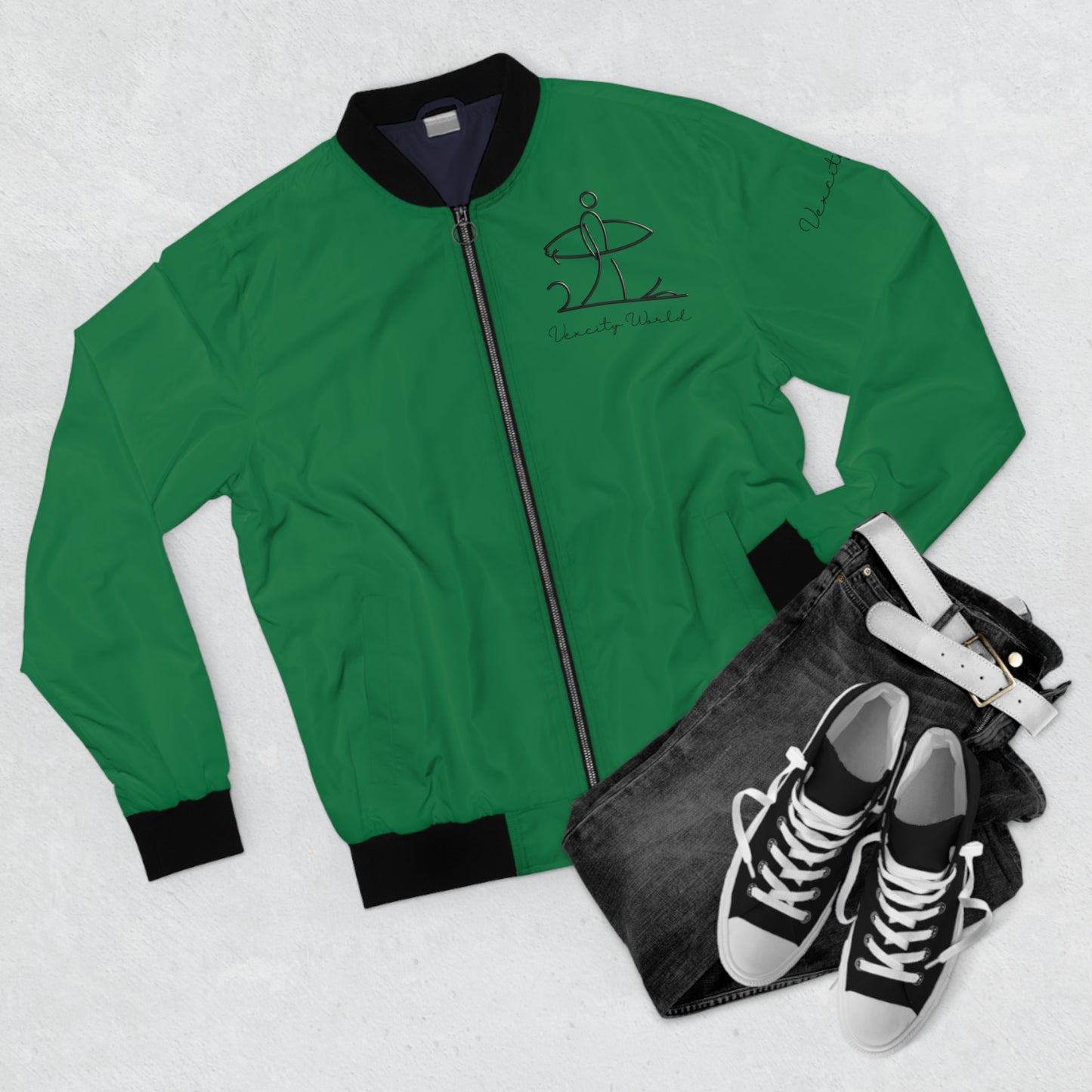 Vexcity World Bomber Jacket Green