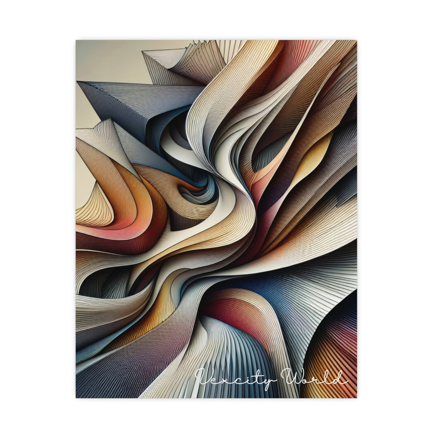 Vexcity World Art Work Matte Posters