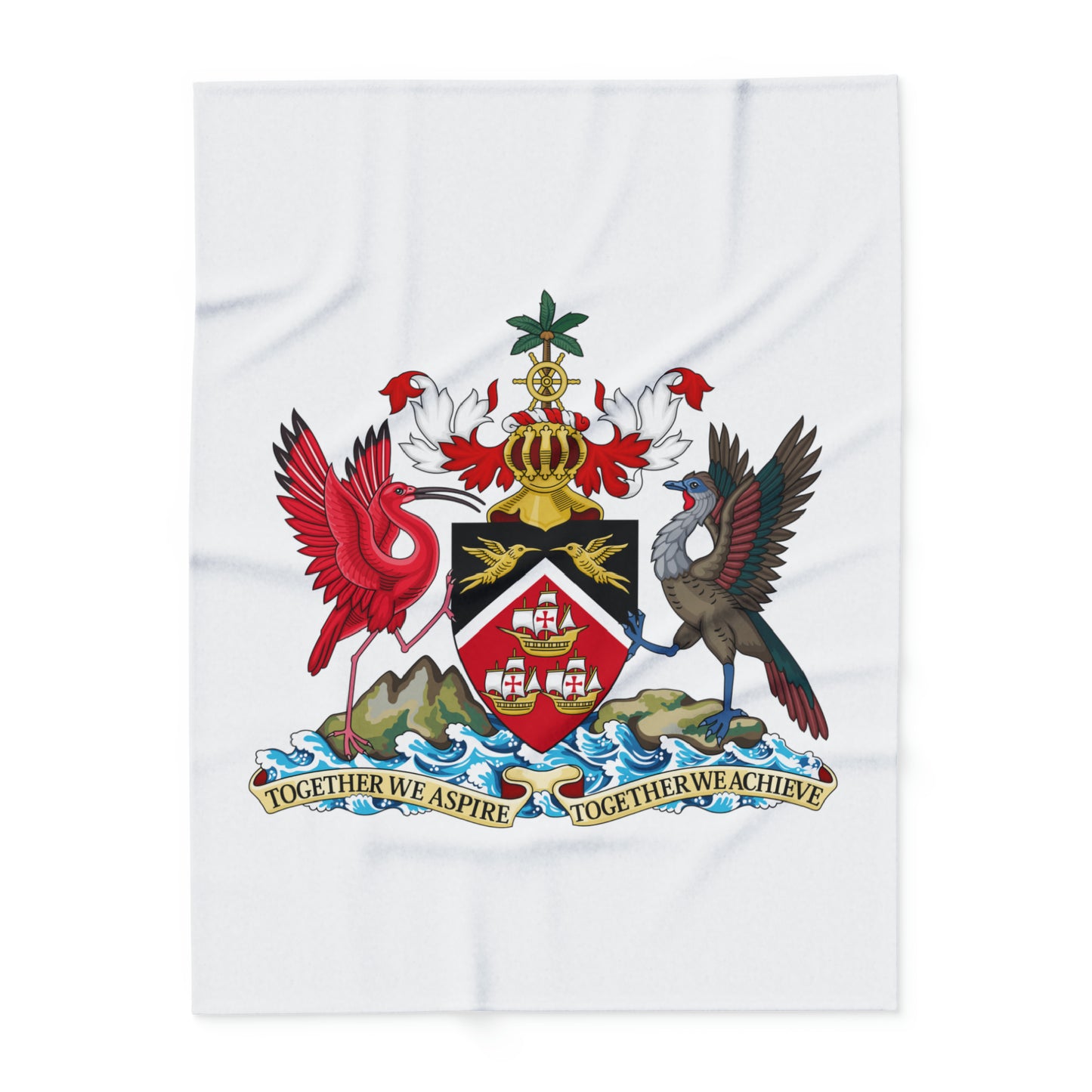 Trinidad And Tobago Arctic Fleece Blanket