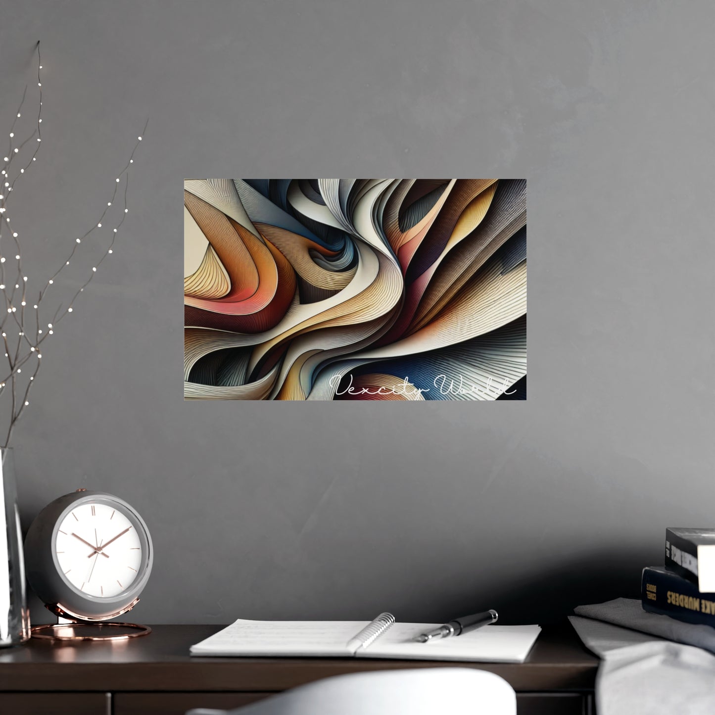 Vexcity World Art Work Matte Posters
