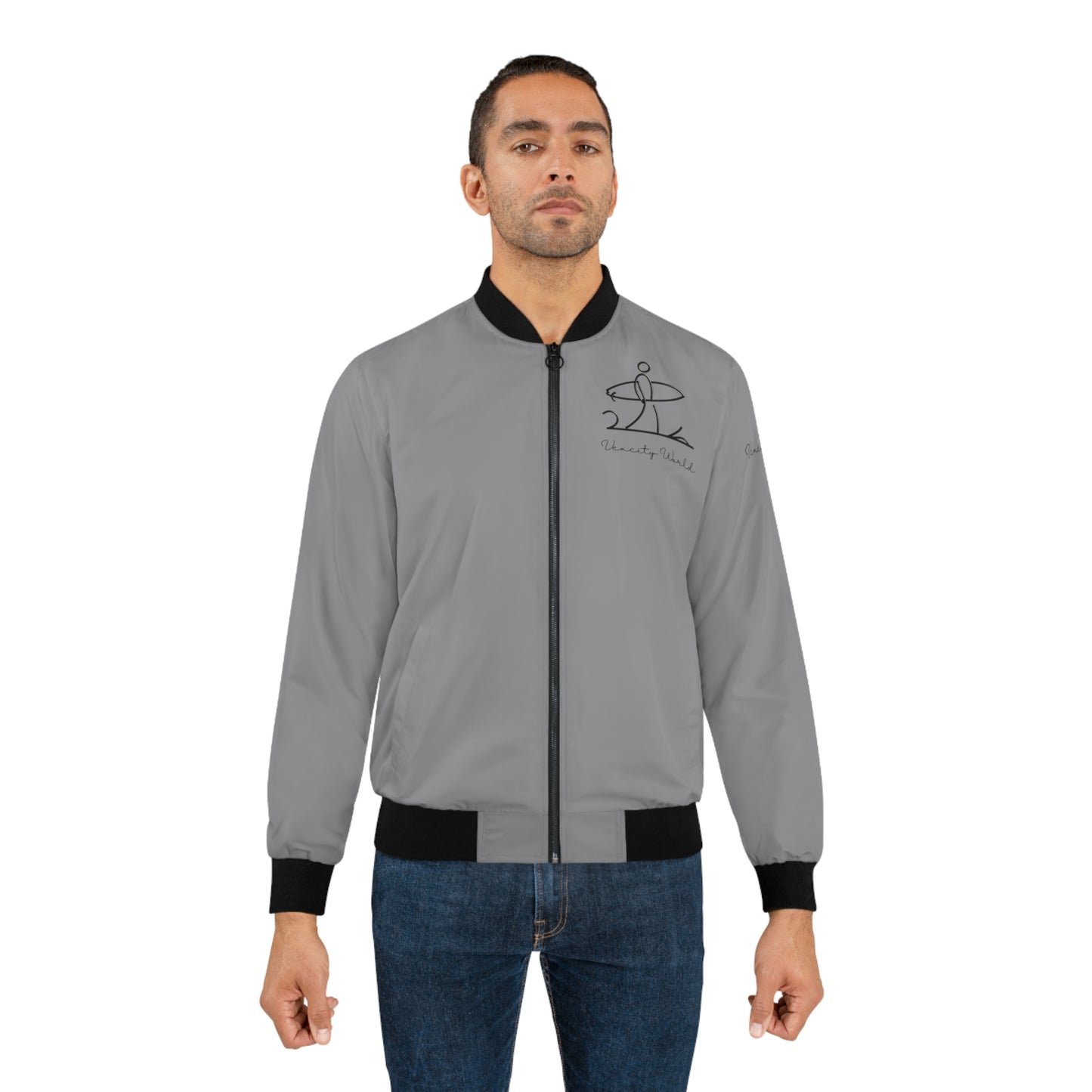 Vexcity World Bomber Jacket Grey
