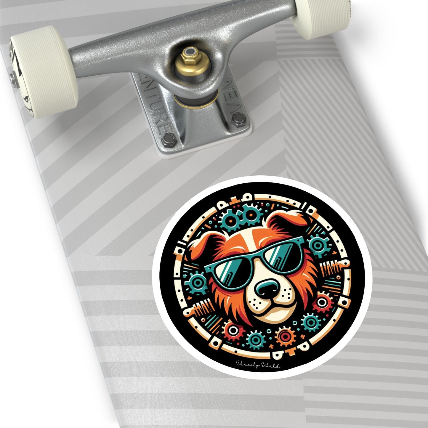 Rosco The Dog Sticker, Indoor\Outdoor