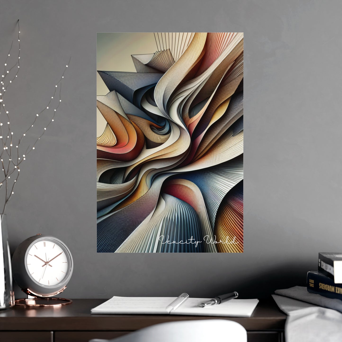 Vexcity World Art Work Matte Posters