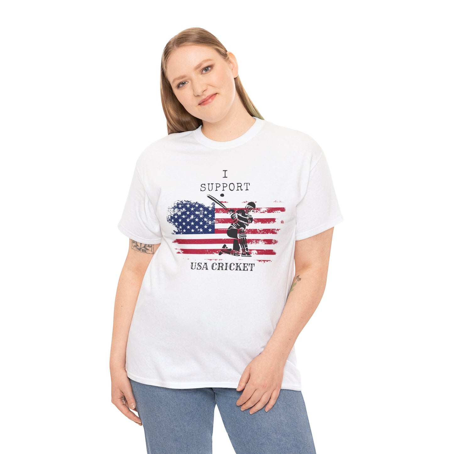 Support USA Cricket Gift T- shirt