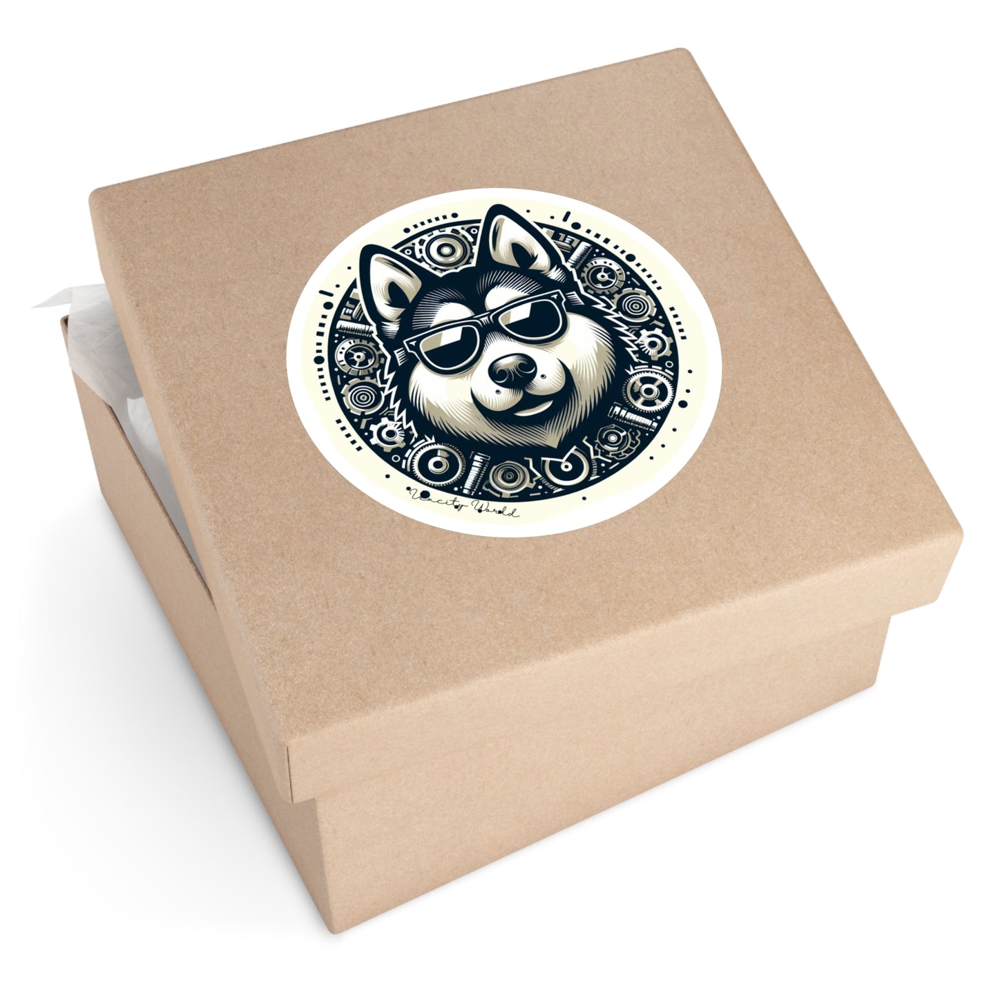 Rico The Dog Sticker, Indoor\Outdoor