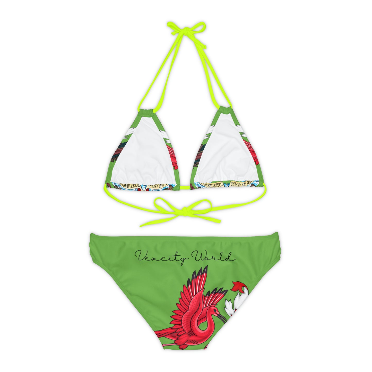Trinidad And Tobago Strappy Bikini Set Green