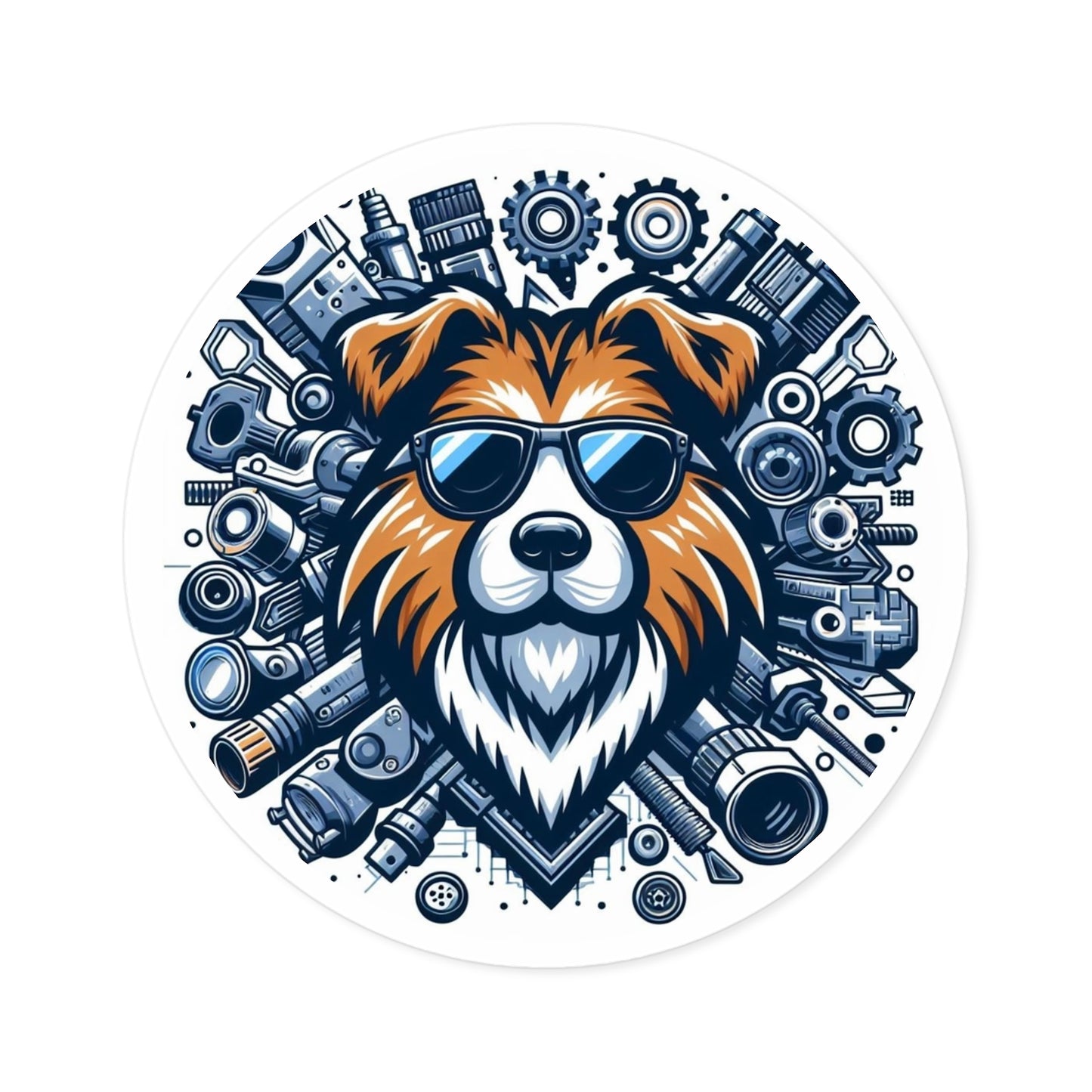 Jessie The Dog Sticker, Indoor\Outdoor