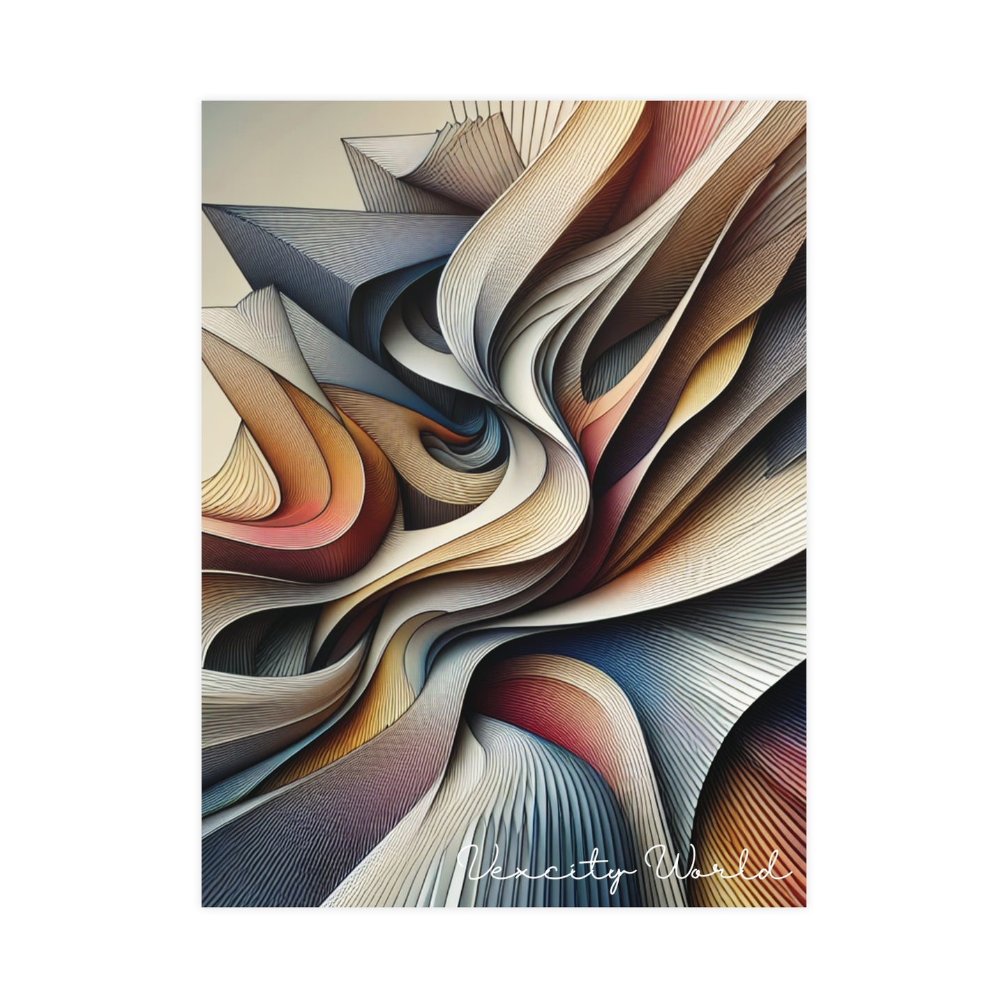 Vexcity World Art Work Matte Posters