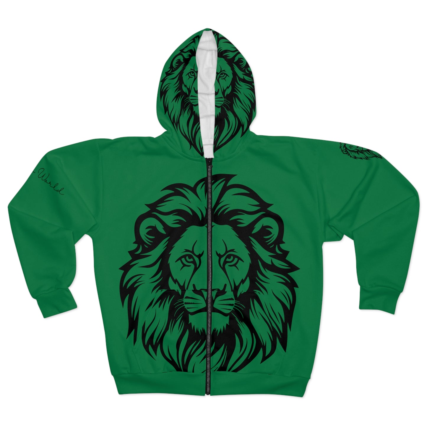 The Lion Of Judah Zip Hoodie