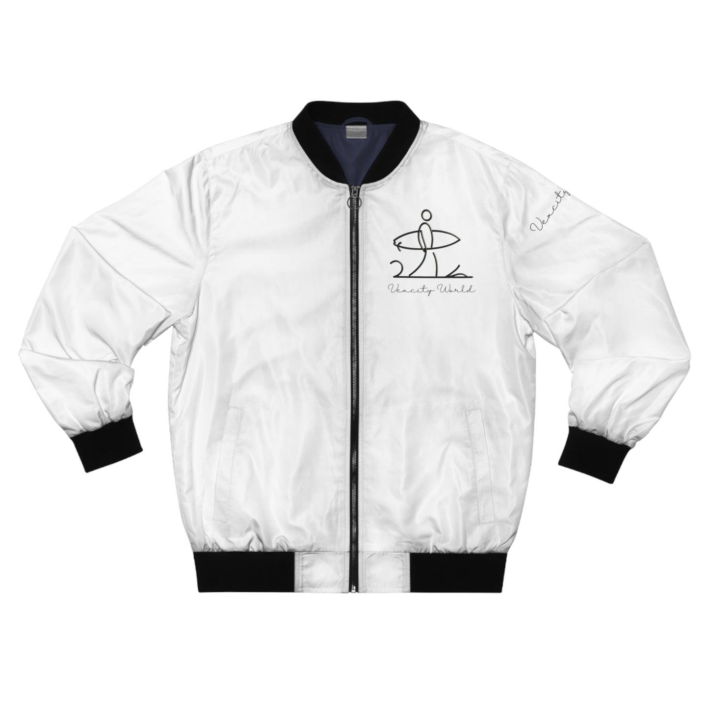 Vexcity World Bomber Jacket White