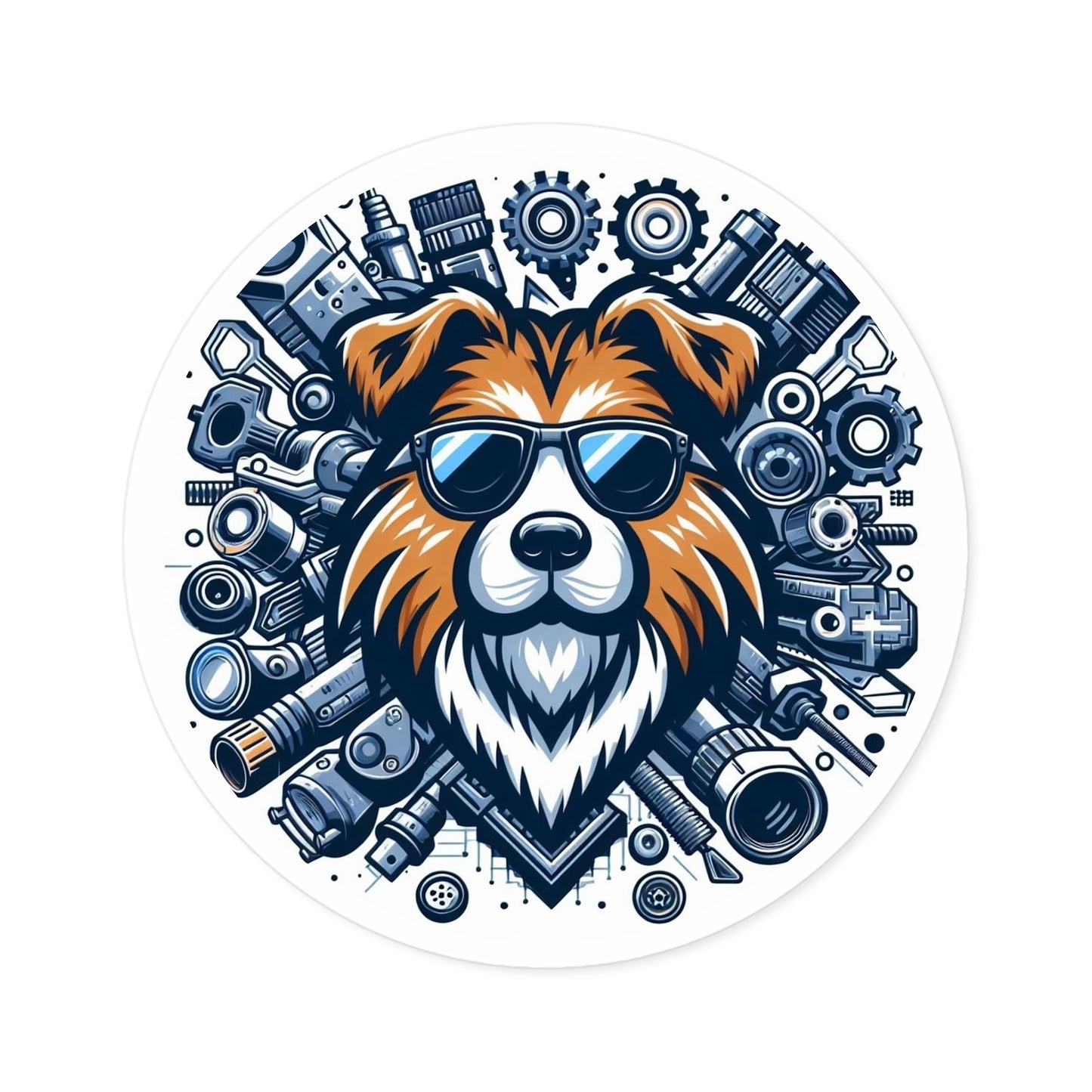 Jessie The Dog Sticker, Indoor\Outdoor