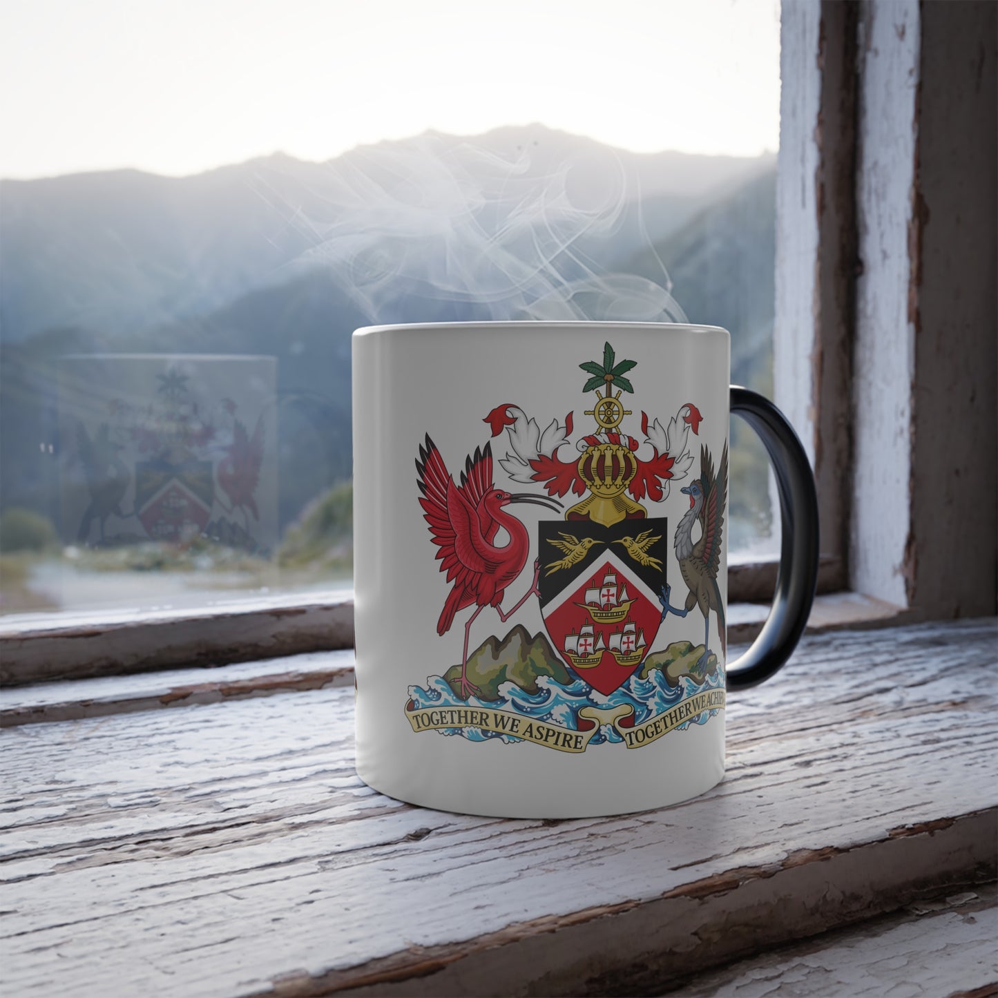 Trinidad And Tobago Coffee Mug, 11oz White