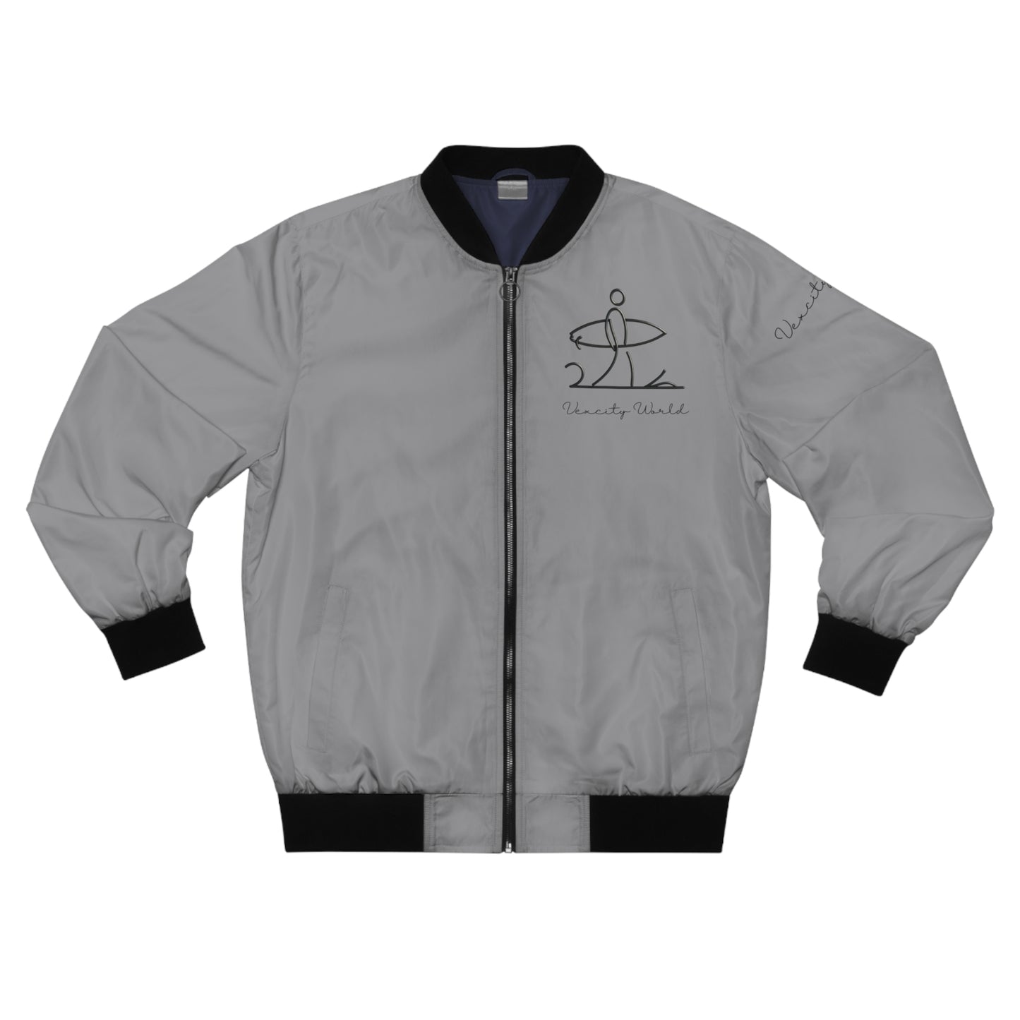 Vexcity World Bomber Jacket Grey