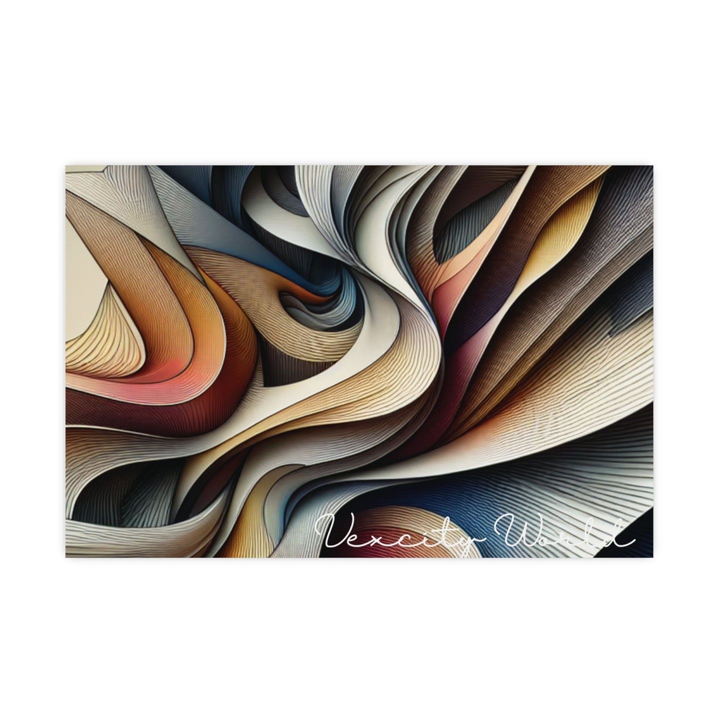 Vexcity World Art Work Matte Posters