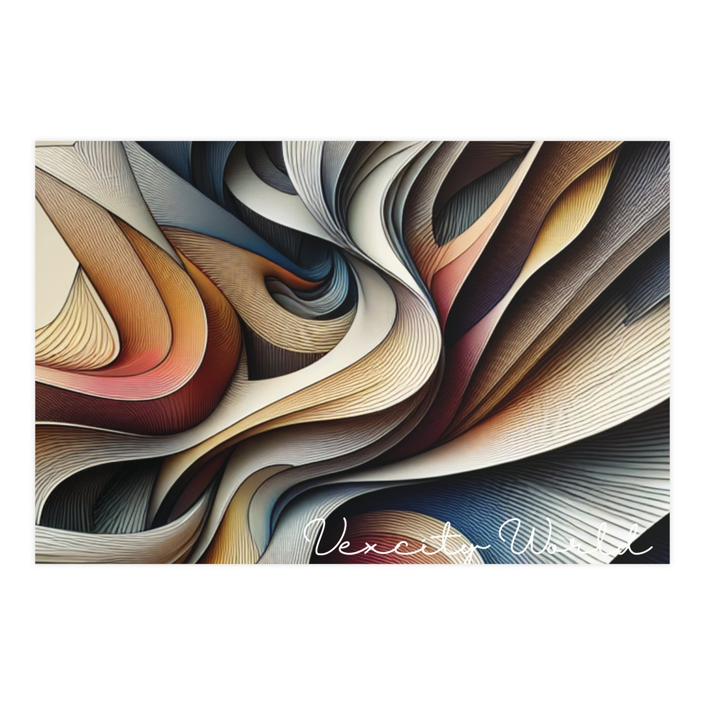 Vexcity World Art Work Matte Posters