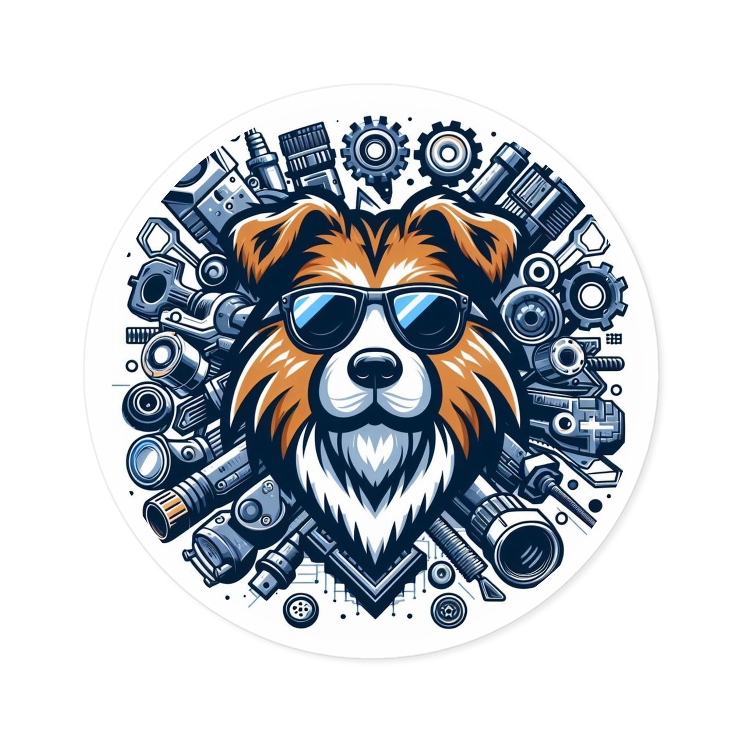 Jessie The Dog Sticker, Indoor\Outdoor