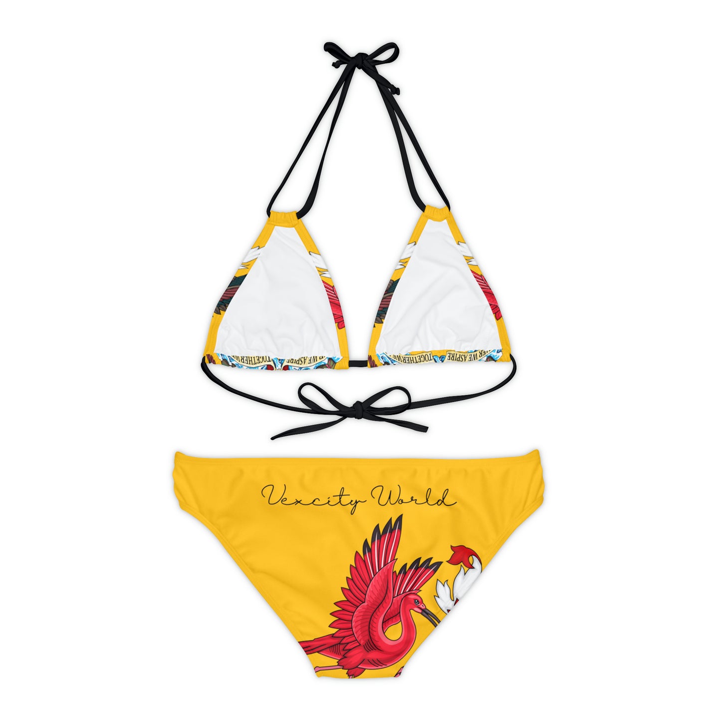 Trinidad And Tobago Strappy Bikini Set Yellow