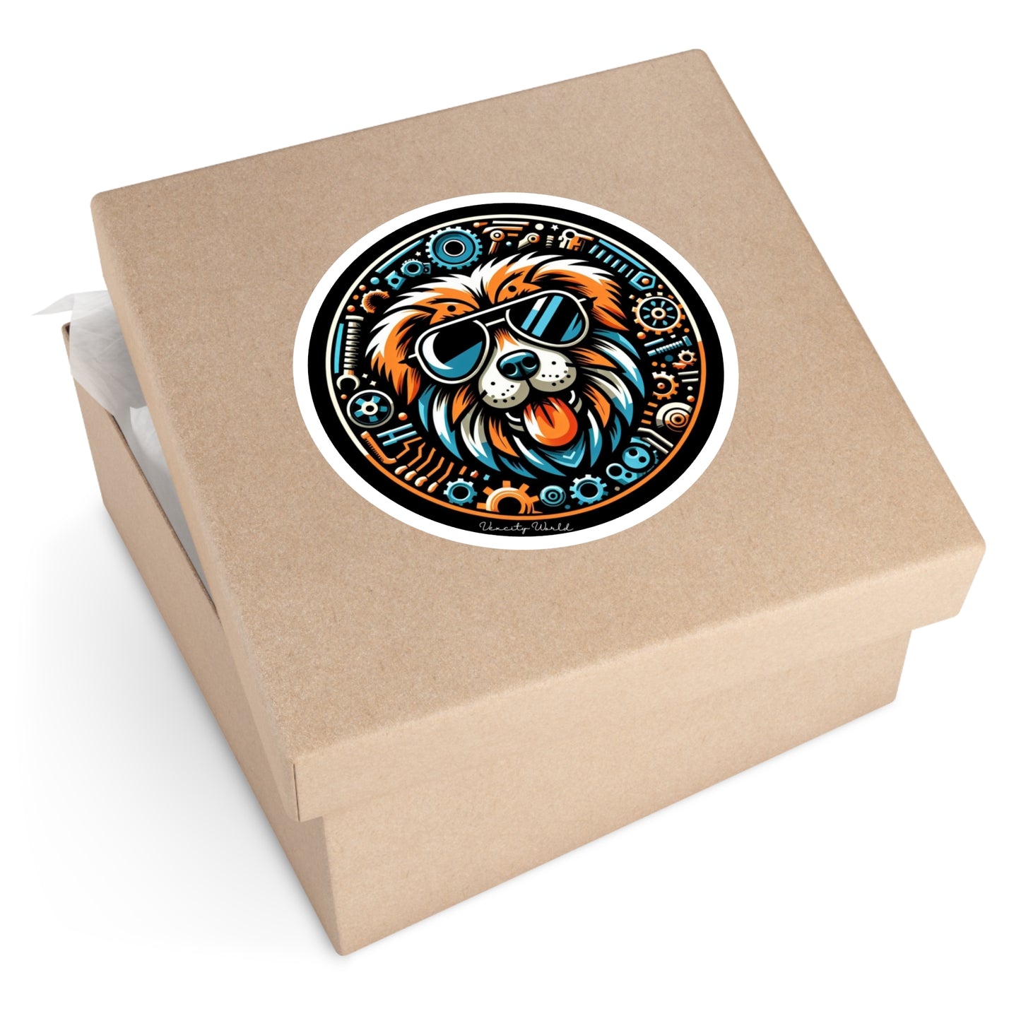 Cyber Dog Sticker, Indoor\Outdoor