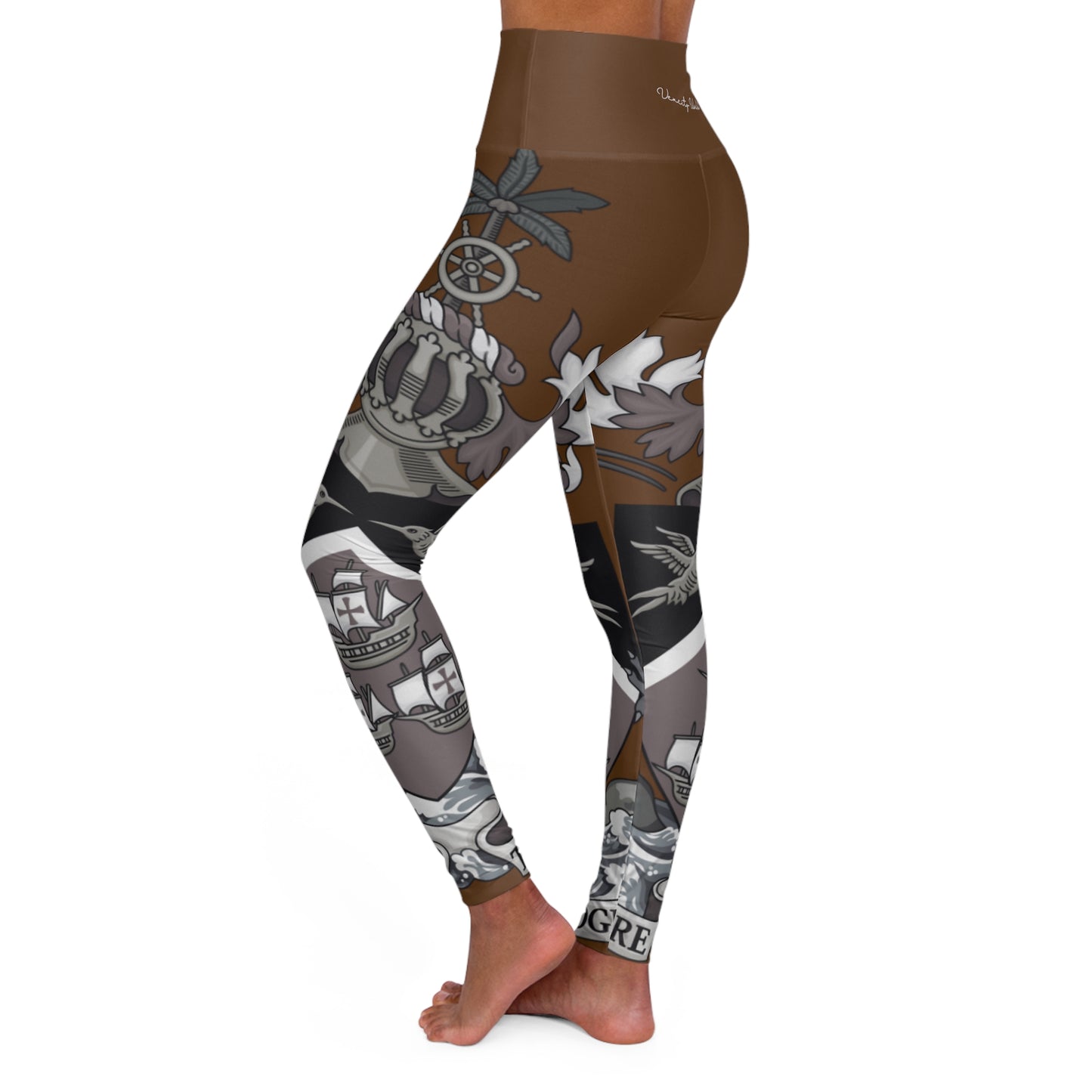 Trinidad And Tobago Women's High Waisted Yoga Leggings Black
