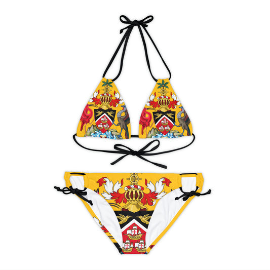 Trinidad And Tobago Strappy Bikini Set Yellow