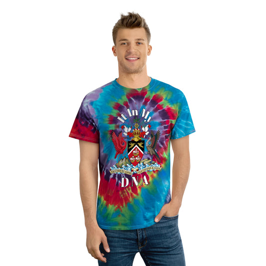 Trinidad And Tobago Unisex Tie-Dye Tee, Spiral Colors