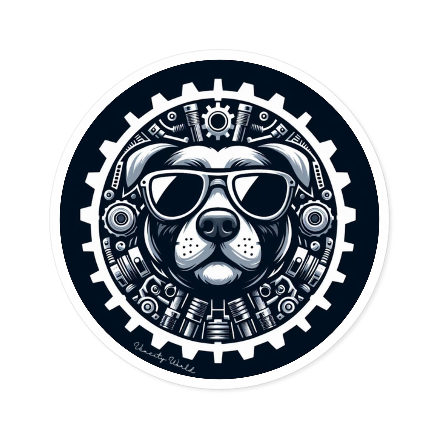 Georgie The Dog Sticker, Indoor\Outdoor