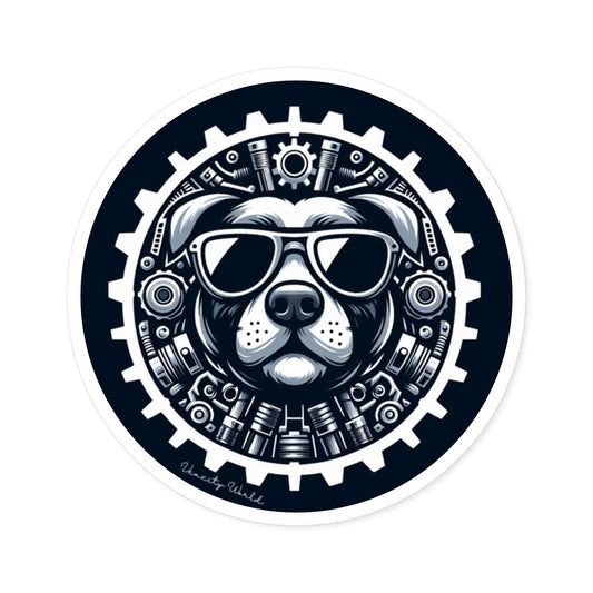Georgie The Dog Sticker, Indoor\Outdoor