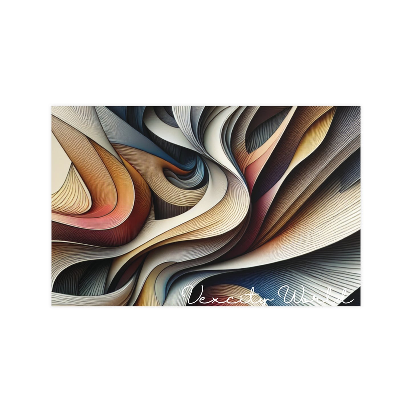 Vexcity World Art Work Matte Posters