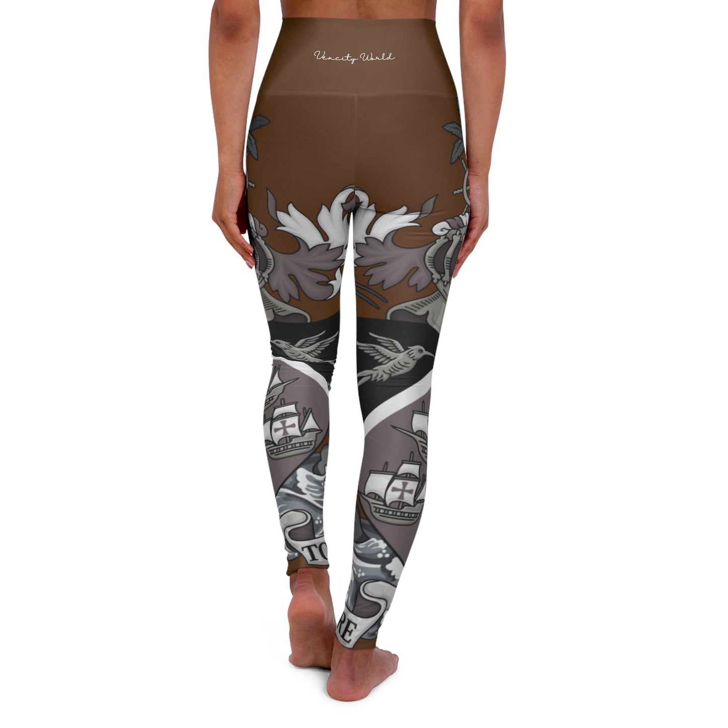 Trinidad And Tobago Women's High Waisted Yoga Leggings Black