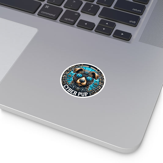 Cyber PuP  Dog Sticker, Indoor\Outdoor