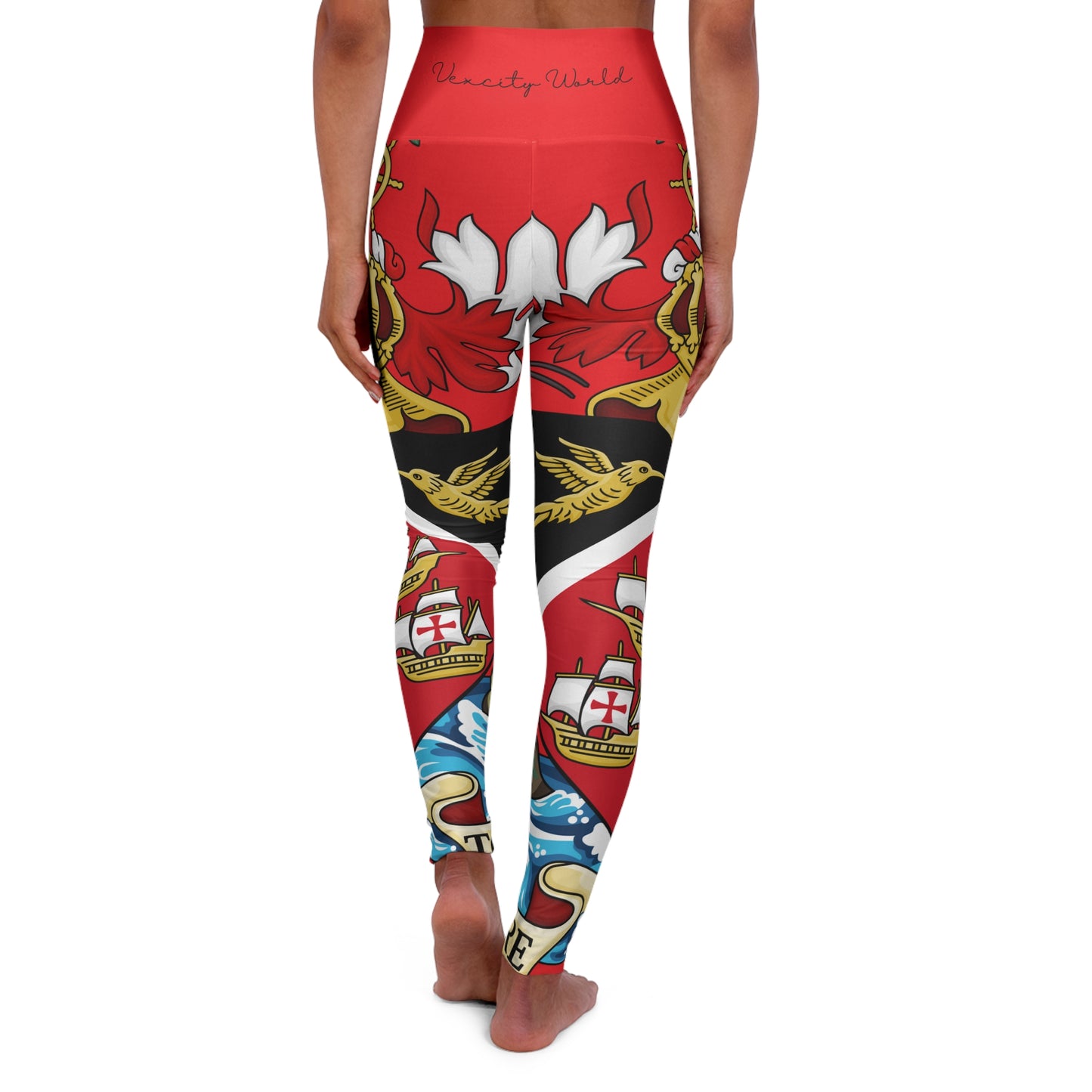 Trinidad And Tobago Women's High Waisted Yoga Leggings