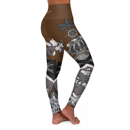 Trinidad And Tobago Women's High Waisted Yoga Leggings Black