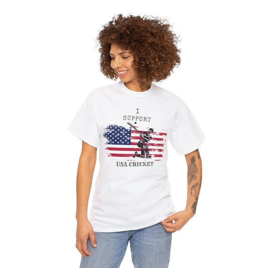 Support USA Cricket Gift T- shirt