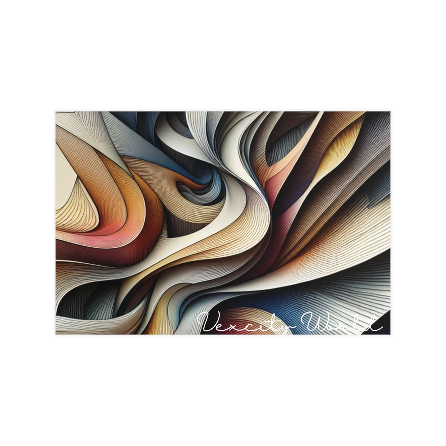 Vexcity World Art Work Matte Posters