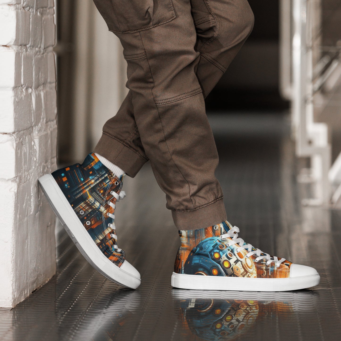 VEXCITY WORLD MEN HIGH TOP CANVAS SHOE